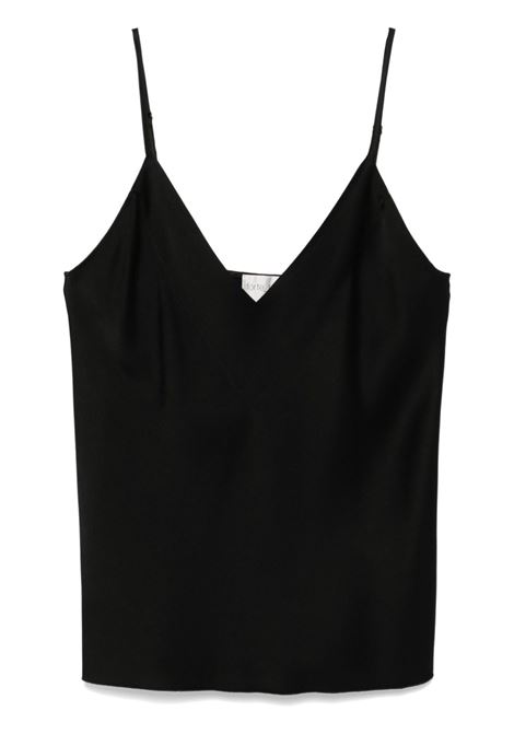 Black spaghetti-strap satin top Forte Forte - women FORTE FORTE | Top | 128728001